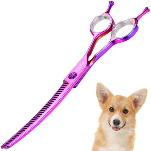 Professional 7" VG10 Curved Thinning Shears by SnipStar