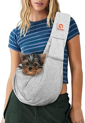 Tomkas Dog Cat Carrier Sling Zip Pocket & Adjustable Strap by TomkasFORTHELOVEOFPALS