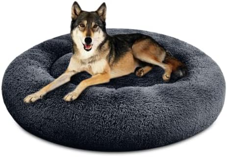 SAVFOX 45 inches Calming Donut Dog Bed - Image 2
