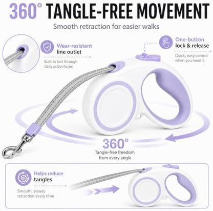 10-16FT, Highly Reflective Retractable Dog Leash - Image 5