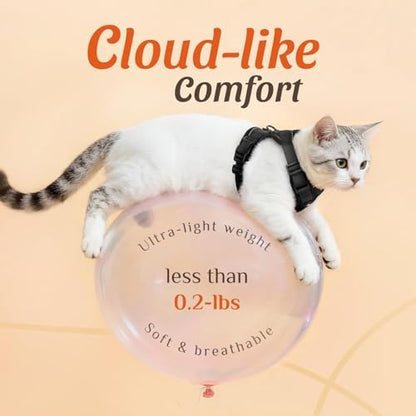 Dooradar Cat Harness and Leash Set, Adjustable and Escape Proof - Image 6