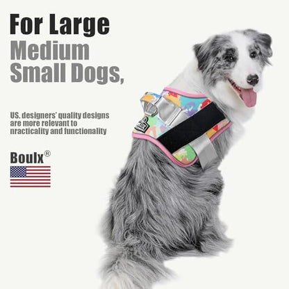 Bolux Dog Harness, No-Pull Reflective Dog Vest, Breathable Adjustable Pet - Image 4