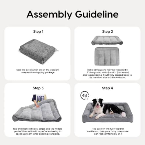 Orthopedic Dog Beds Large Sized Dog, Washable Dog Bed - Image 7