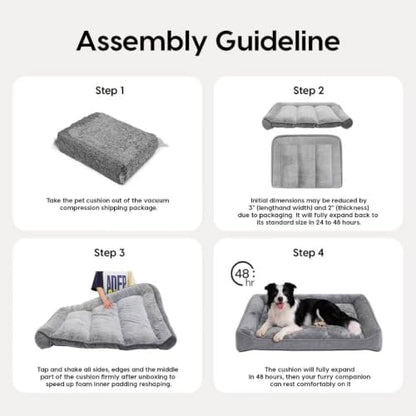 Orthopedic Dog Beds Large Sized Dog, Washable Dog Bed - Image 7