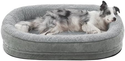 JOEJOY Orthopedic Dog Bed for Large Dogs, Egg-Crate Memory Foam Pet Bed by JOEJOY