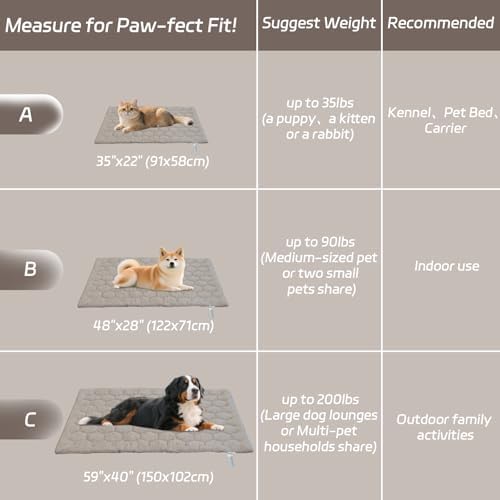 Giant Dog Cooling Mat, Size C Summer Relief - Image 2