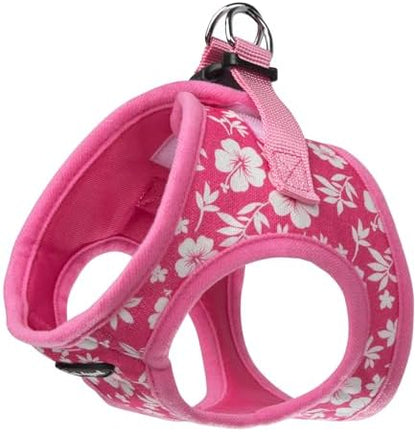 Bark Appeal Pink Hibiscus Step-in Dog Harness by BarkAppeal
