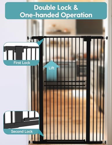 No Pawblems 55" Extra Tall Pet Gate - Image 6