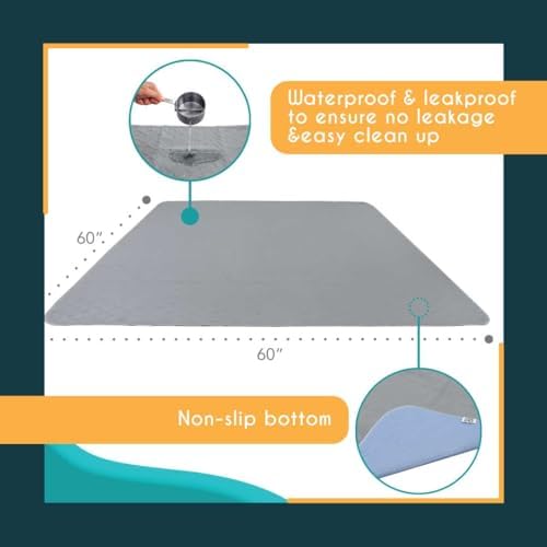 Premium XL Non-Slip, Leakproof Dog Playpen Mat - Image 6