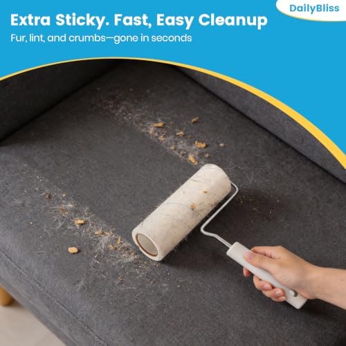 Extra Sticky Large Surface Lint Roller Refills, 500 Sheets - Image 2