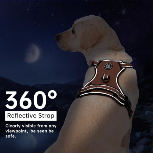 IVY&LANE No Pull Dog Harness for Medium Dogs, Reflective Dog Vest Harness - Image 5