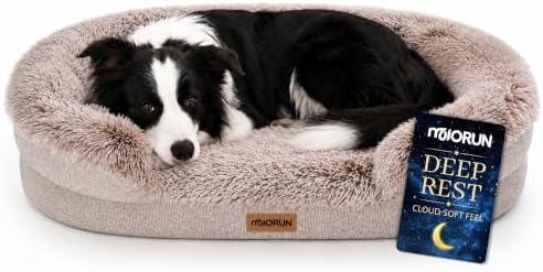 Miorun Fluffy Orthopedic Dog Beds Large Sized Dog by Miorun