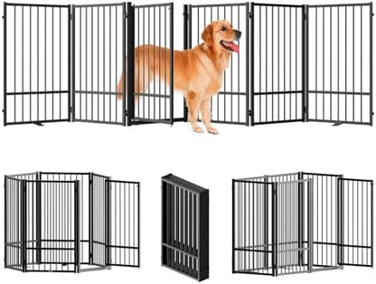 SNUOWU Full Metal Freestanding Dog Gate by SNUOWU