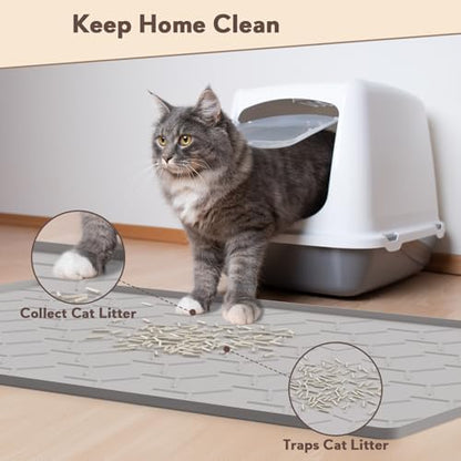 Garoopion Silicone Cat Litter Mat 34×22 inch - Image 2