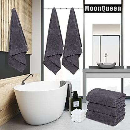 MOONQUEEN 6 Pack Premium Bath Towel Set - Image 2