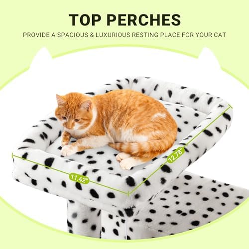 Allewie 64 Inches Cat Tree Tower/Multi-Level Activity Center - Image 4