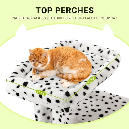 Allewie 64 Inches Cat Tree Tower/Multi-Level Activity Center - Image 4