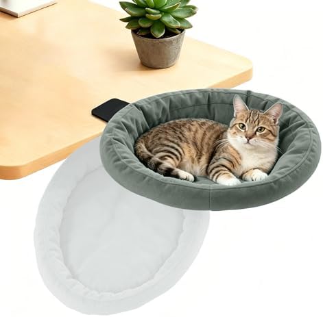 Pawaboo Cat Desk Bed, Sunken Cats Hammock by Pawaboo