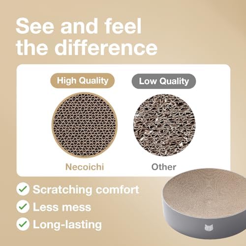 Necoichi Cat Scratcher Bowl for Indoor Cats - Image 5