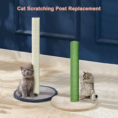2PCS Cactus Cat Tree Replacement Posts, 15.7in M8 Sisal Scratching Pole - Image 4