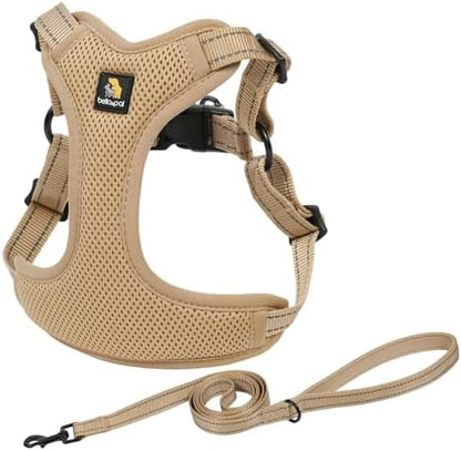 BELLA & PAL Adjustable Step-in Dog Harness, Puppy No-Pull Vest by BELLAPAL