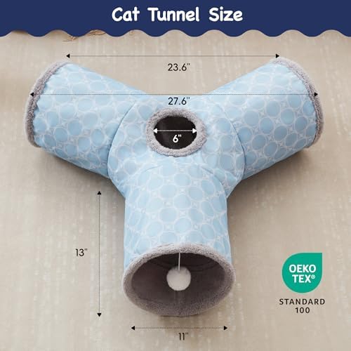 Tempcore Cat Tunnel, 3-Way Collapsible Toy - Image 2