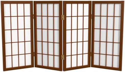 2 ft. Short Desktop Window Pane Shoji Screen by RedLantern