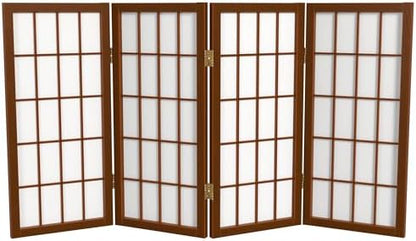 2 ft. Short Desktop Window Pane Shoji Screen by RedLantern
