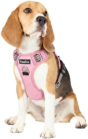 Funfox Dog Harness No Pull, Adjustable Pet Vest Harness, Super Soft Material by MyFUNFOX