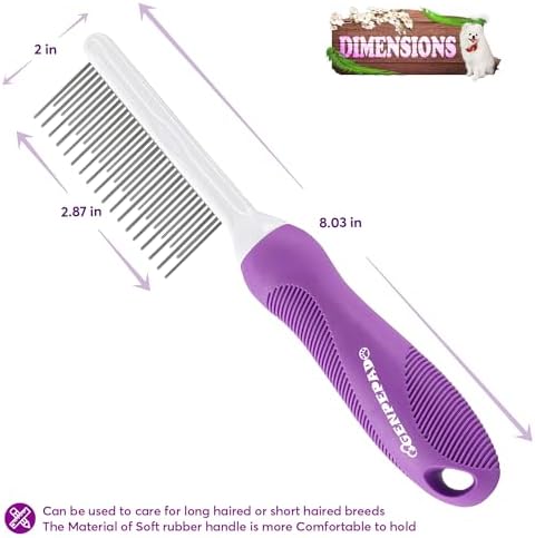 GENPEPADO Grooming Comb for Dogs and Cats - Image 3