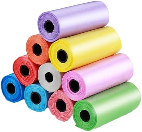 5 Roll Mini Trash Bags, Small Garbage Bags by Acoolstore