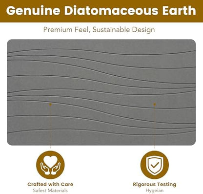 Extra Large Stone Bath Mat, Super Absorbent Diatomite Stone Mats - Image 5