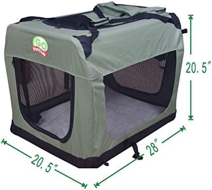 Go Pet Club 28" Soft Collapsible Dog Crate - Image 3