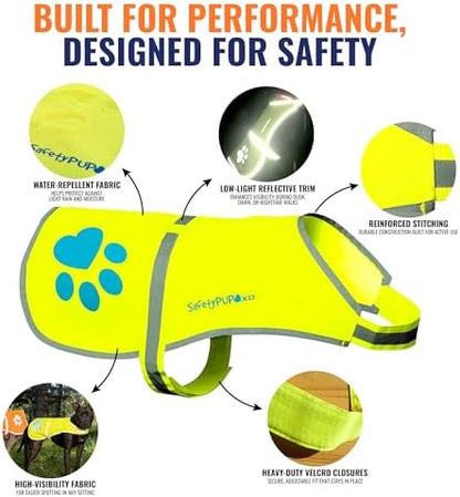 Reflective Dog Vest, Hi Vis Safety Gear - Image 3