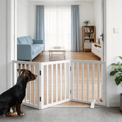 ZJSF Freestanding Indoor Dog Gate by ZJSF