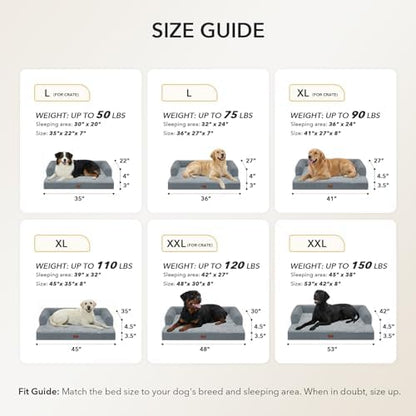 Waterproof Orthopedic Dog Bed for Extra Large Dogs - Image 4