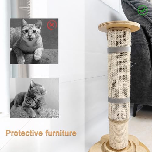 Cat Nail File Scratcher, Sisal Scratch Mat - Image 6