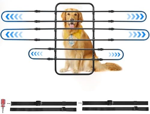 JOYTUTUS Dog Car Barrier, Pet Barrier Follow the Seat Movement 34"- 58" Width by JoyTutus