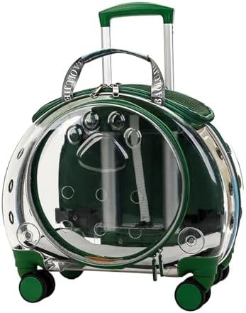 Cat Carrier with Silent Wheels Telescopic Handle, Pet Trolley Backpack - Image 6