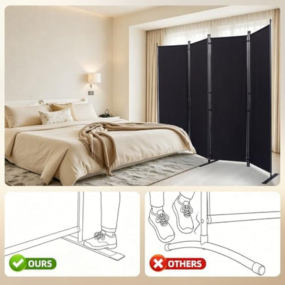4 Panel Wide Room Divider Wall Screen - Image 2