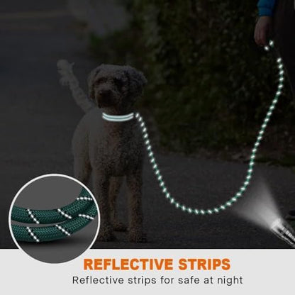 Taglory Rope Dog Leash for Small Medium Dogs, 6 FT Padded Handle - Image 5
