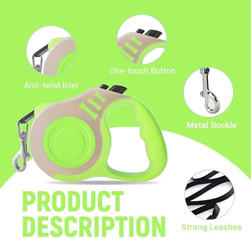 Retractable Dog Leash Automatic Telescopic Tractor Dog Tape - Image 5