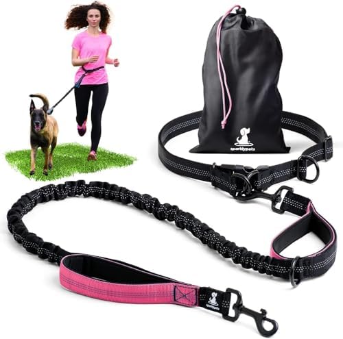 SparklyPets Hands Free Dog Leash, Medium & Large Breeds by SparklyPets