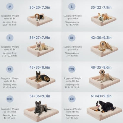 BFPETHOME Orthopedic Washable Dog Bed, Sleeping Couch - Image 2