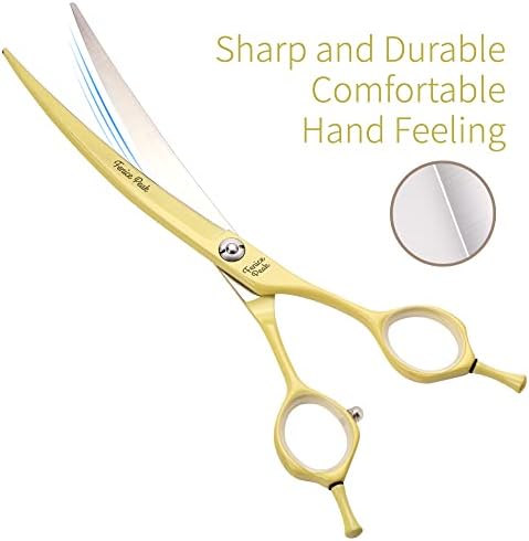 Curved Dog Grooming Scissors - Image 4