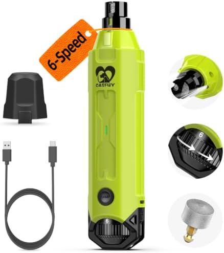 Casfuy 6-Speed Dog Nail Grinder by casfuy