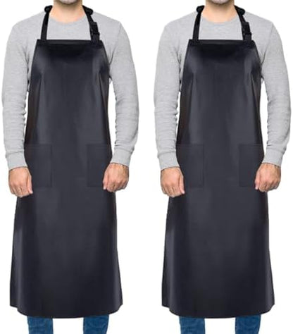 Homsolver 2 Pack Waterproof Dishwasher Rubber Adjustable Apron by Homsolver
