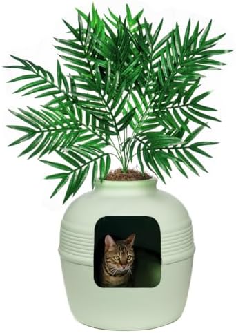 Good Pet Stuff Original Hidden Litter Box Planter, Decorative Cat Litter by TheGoodPetStuffCompany