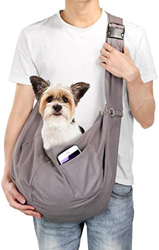 OWNPETS Pet Sling Carrier, Pet Sling Carrier Bag Safe, Fit 10~15lb Cats&Dogs by Ownpets