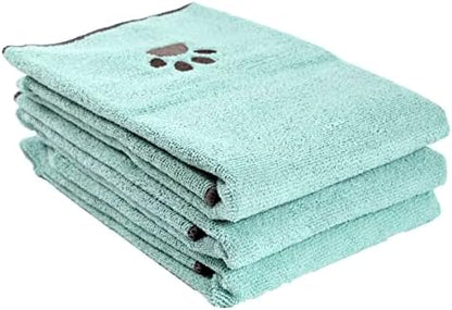 Ritz Premium Embroidered Microfiber Pet Towel, Highly Absorbent, Fast-Drying by RITZ